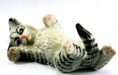 Katze, Porzellanminiatur