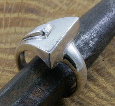Massiver Silberring