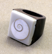 Shiva Auge und Holz, Ring