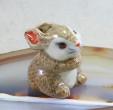 Hase, Porzellanminiatur, Miniatur