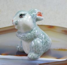 Hase, Porzellanminiatur, Miniatur