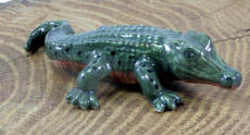 Krokodil, Porzellanminiatur