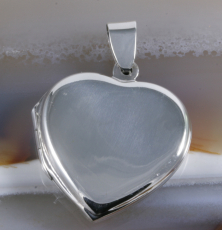 Medaillon, Herz, 925 Sterling Silber