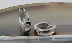 Klappcreole, 925 Sterling Silber