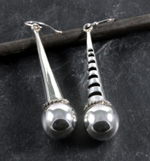 Lange Ohrringe, 925 Sterling Silber