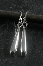 Tropfen, Ohrringe, Silber