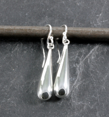 Tropfen, Ohrringe, Silber