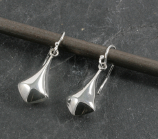 Tropfen, Ohrringe, Silber