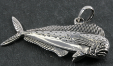 Fisch, Dorado, Goldmakrele, Coryphaena hippurus, Silber, Anhänger