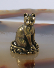Katze, Bronze, Miniatur