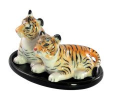 Tiger, Salz- und Pfefferstreuer, Porzellan