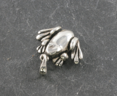Frosch, beweglicher Anhänger, 925 Sterling Silber