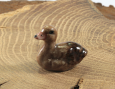 Ente,Porzellanminiatur