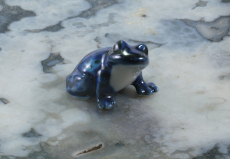 Frosch, Porzellanminiatur