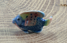 Fisch, Porzellanminiatur