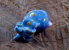 Tintenfisch, Krake, Oktopus,Porzellanminiatur