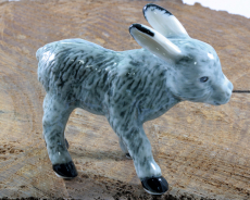 Esel, Fohlen,  Porzellanminiatur