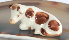 Kuh, Porzellanminiatur