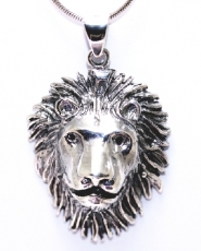 Löwe, Anhänger, 925 Sterling Silber
