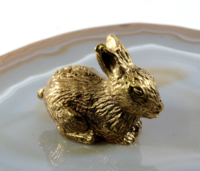 Hase, Miniatur, Bronze