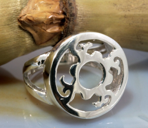 Ring, rund, 925 Sterling Silber