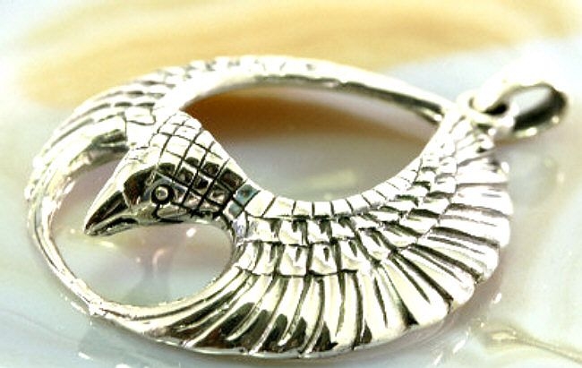 Adler, Anhänger, Silber