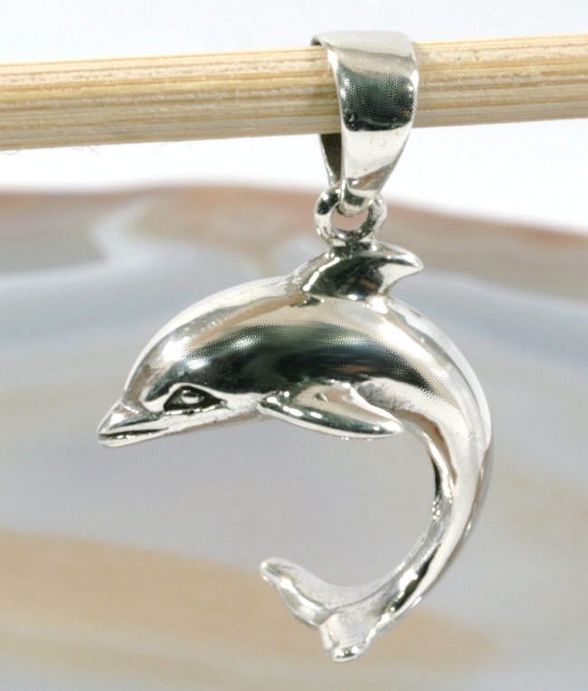 Delfin, Anhänger, 925 Sterling Silber