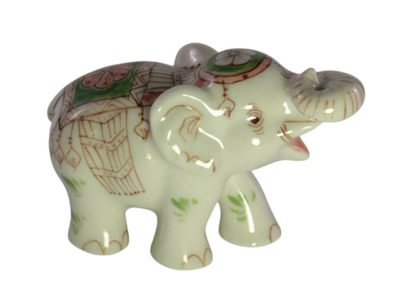Elefant,Miniatur,Porzellanminiatur