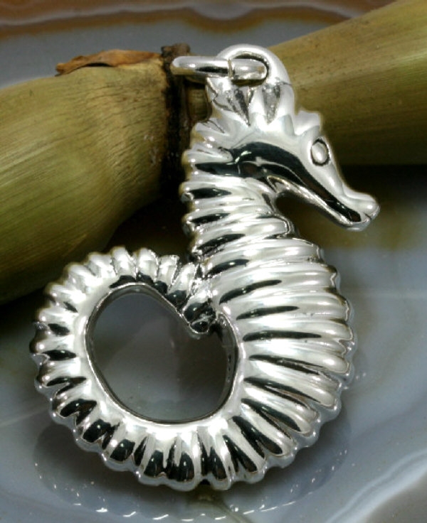 Seepferd, 925 Sterling Silber, Anhänger