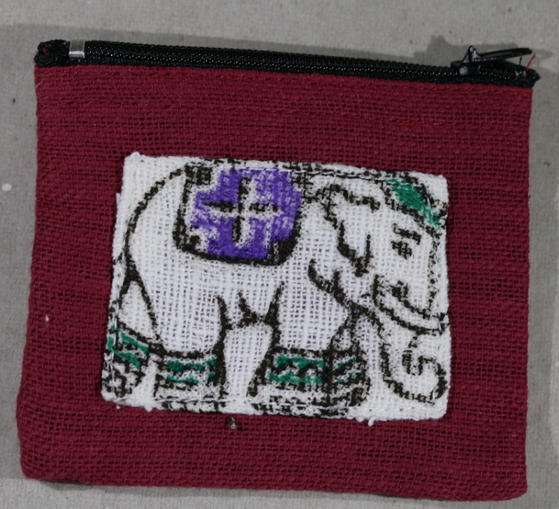 Beutel, Aufräumer, aus Hanf gewebt