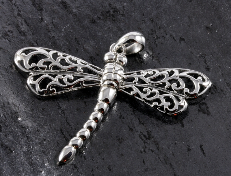 Libelle, Silber, Anhänger