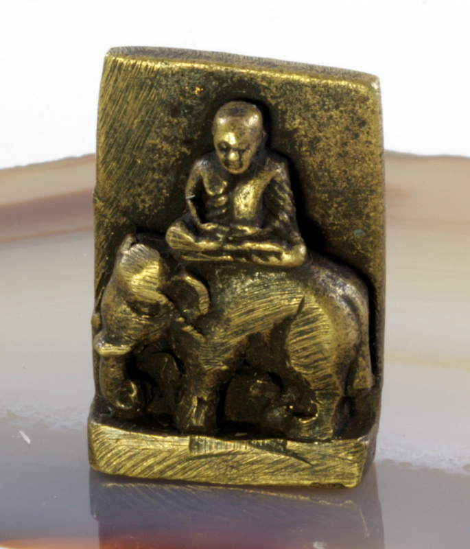 Buddha auf dem Elefant,Bronze