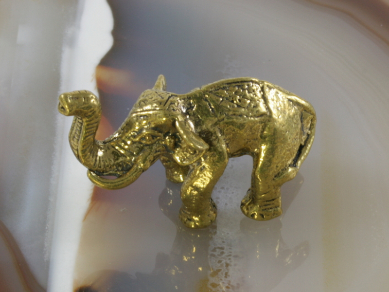 Elefant, Bronze, Miniatur