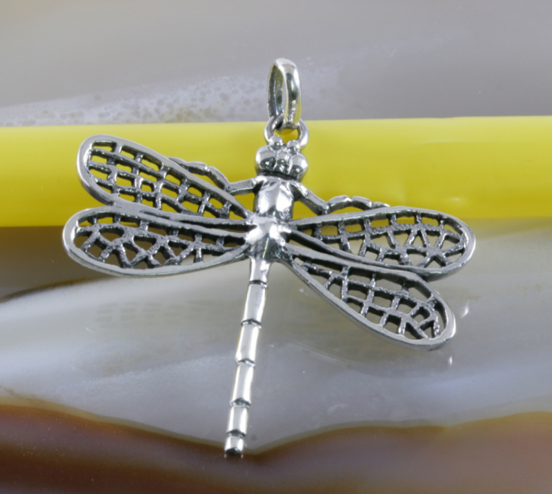 Libelle, Silber, Anhänger