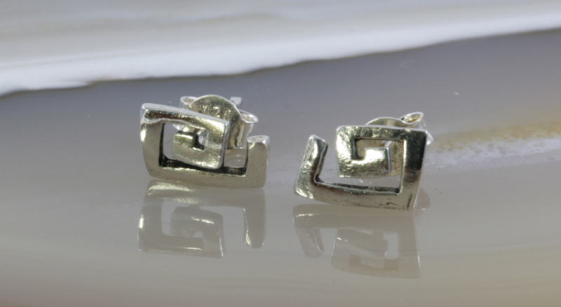 Spirale, Ohrstecker, 925 Sterling Silber