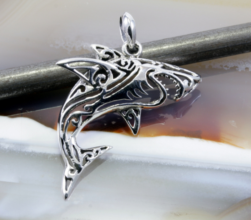 Hai, Anhänger, 925 Sterling Silber