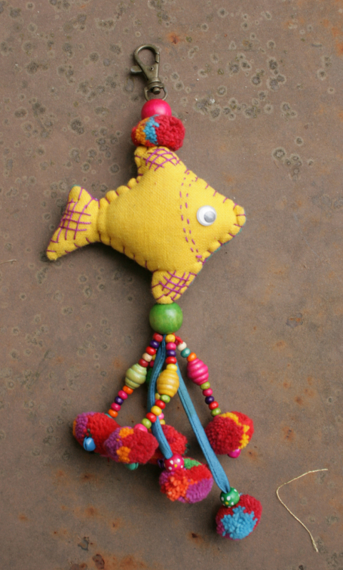 Fisch, Bag Charm, Gebamsel