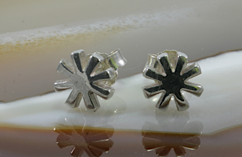 Stern, Ohrstecker, 925 Sterling Silber