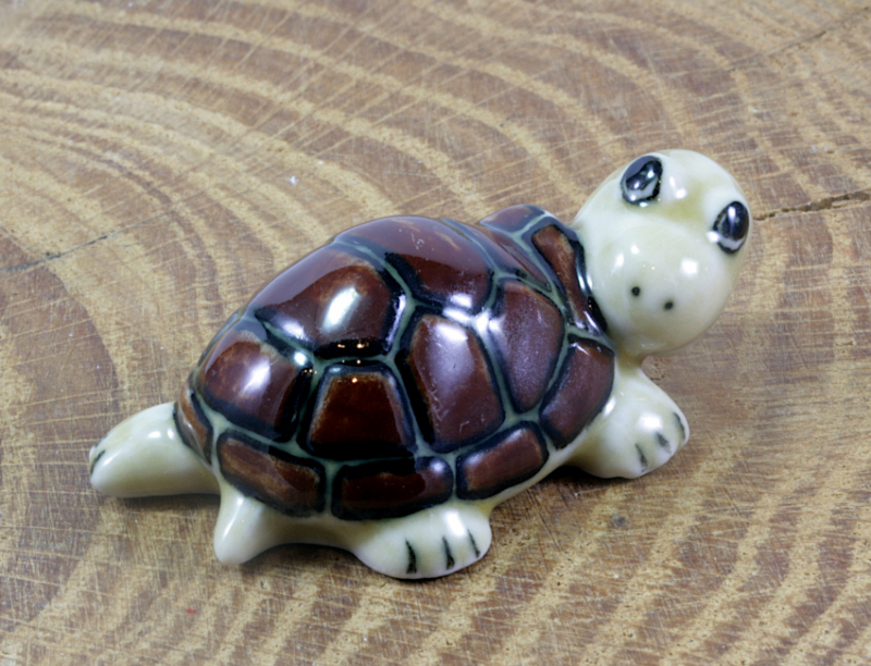 Schildkröte, Porzellanminiatur