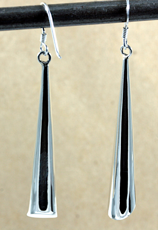 Lange Ohrringe, Silber