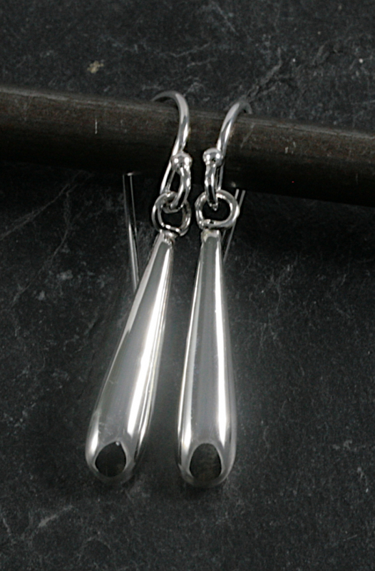 Tropfen, Ohrringe, Silber