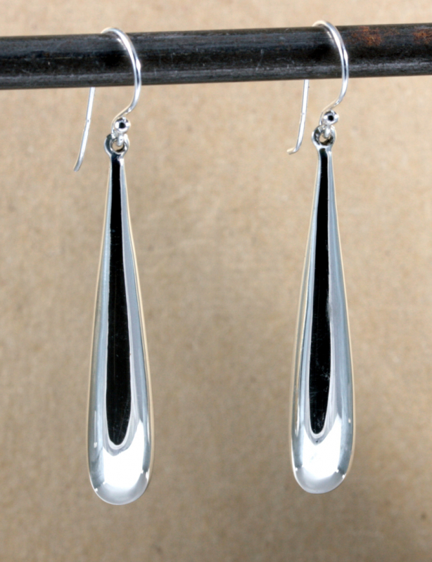 Tropfen, Ohrringe, Silber
