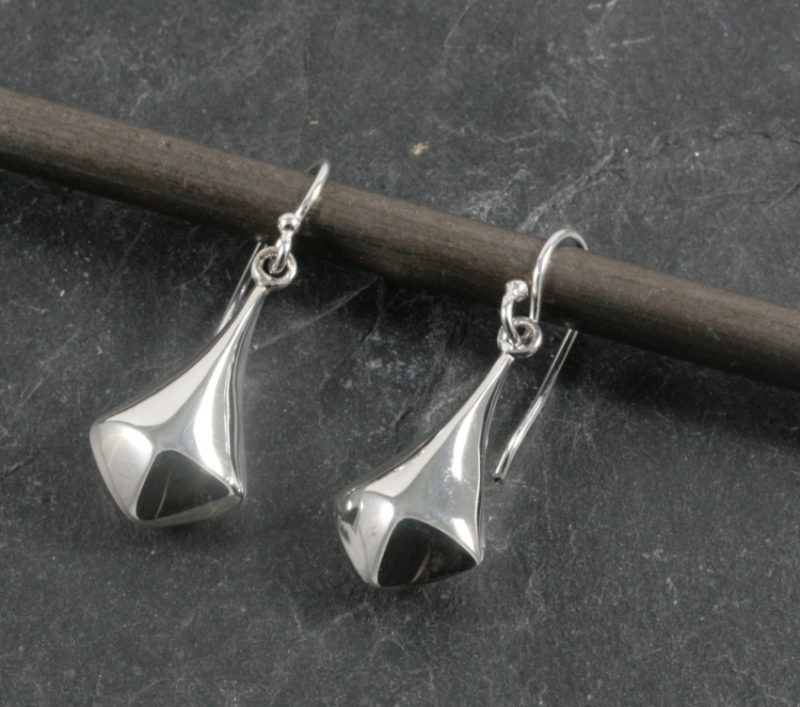 Tropfen, Ohrringe, Silber