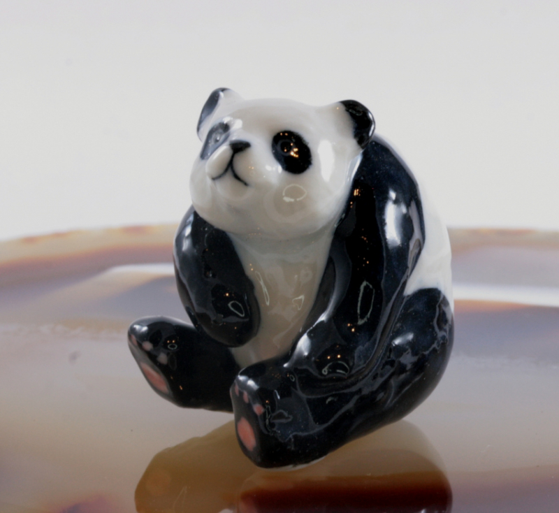 Panda, Porzellanminiatur