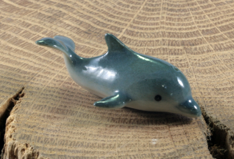 Delfin, Porzellanminiatur