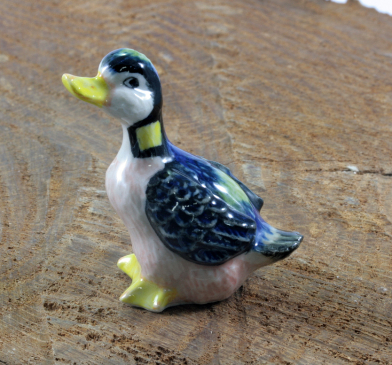 Ente,Porzellanminiatur