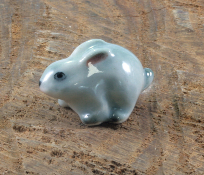 Hase, Porzellanminiatur