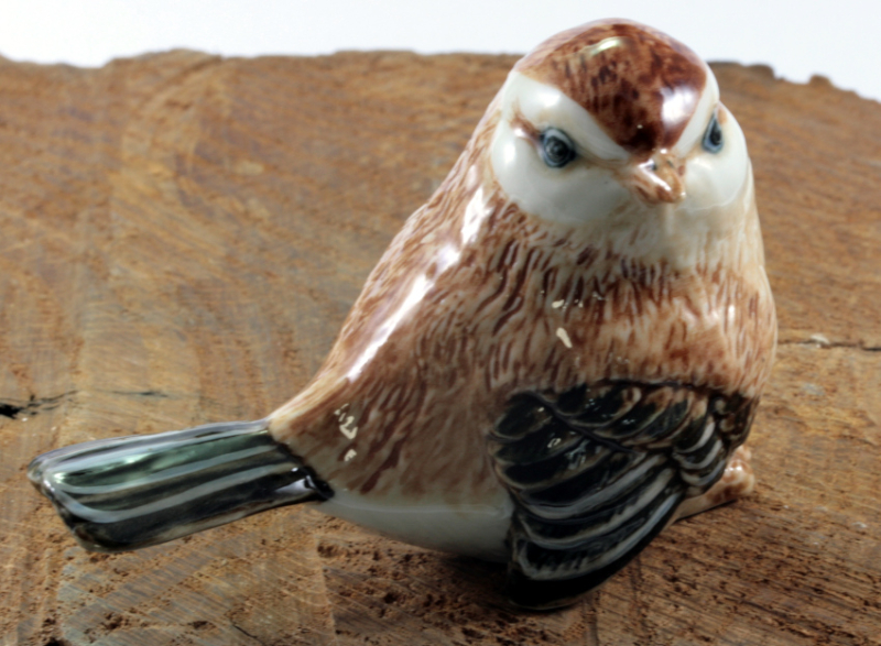 Spatz, Sperling,  Porzellanminiaturen