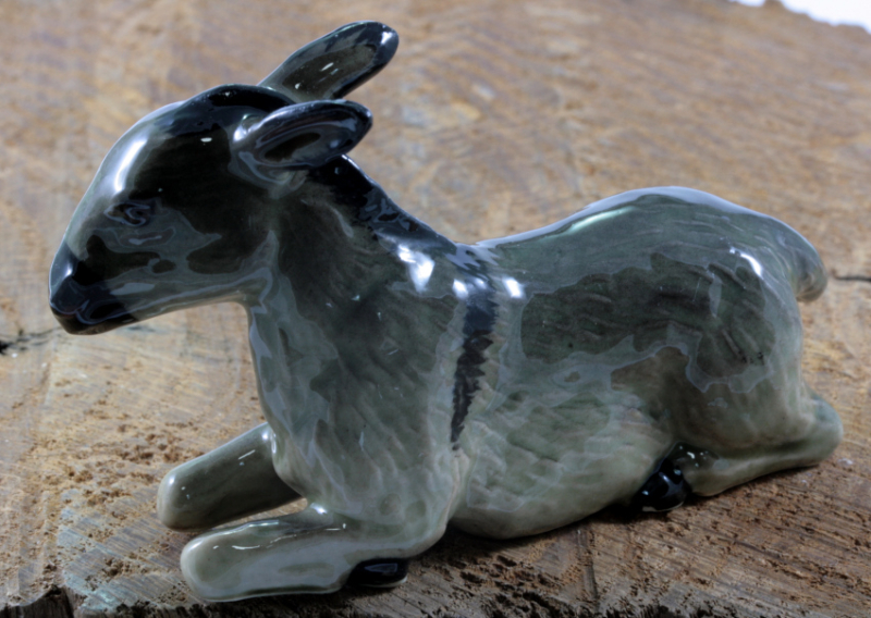 Esel, Porzellanminiatur