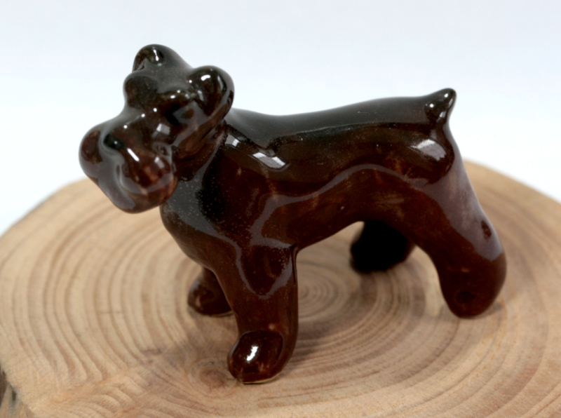 Schnauzer, Hund, Porzellanminiatur